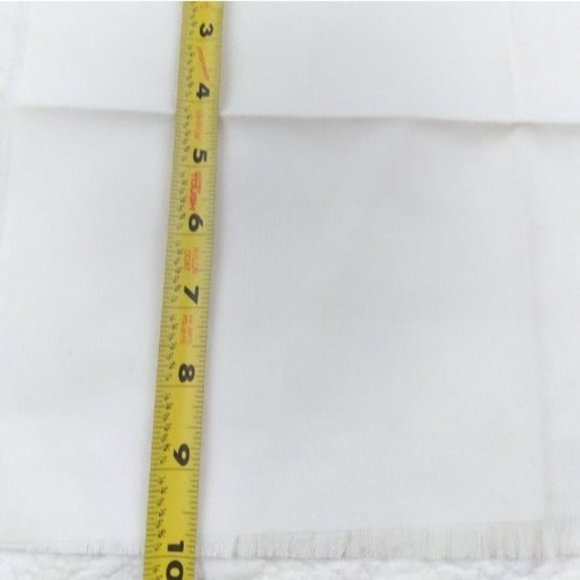 Unique Tribal? ink print rough edged dining napkins 14.5" by 10" set of 8 - Picture 4 of 12